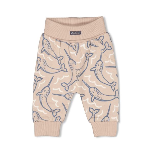 Feetje - Broek AOP - Narwal