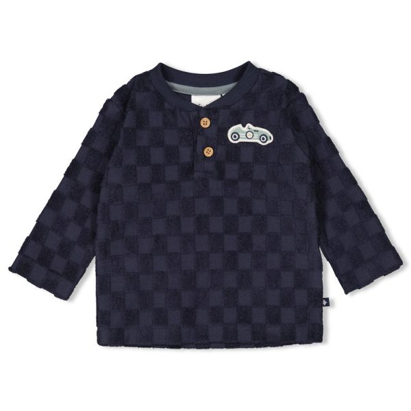 Feetje - Longsleeve ruit badstof - Let's Go!