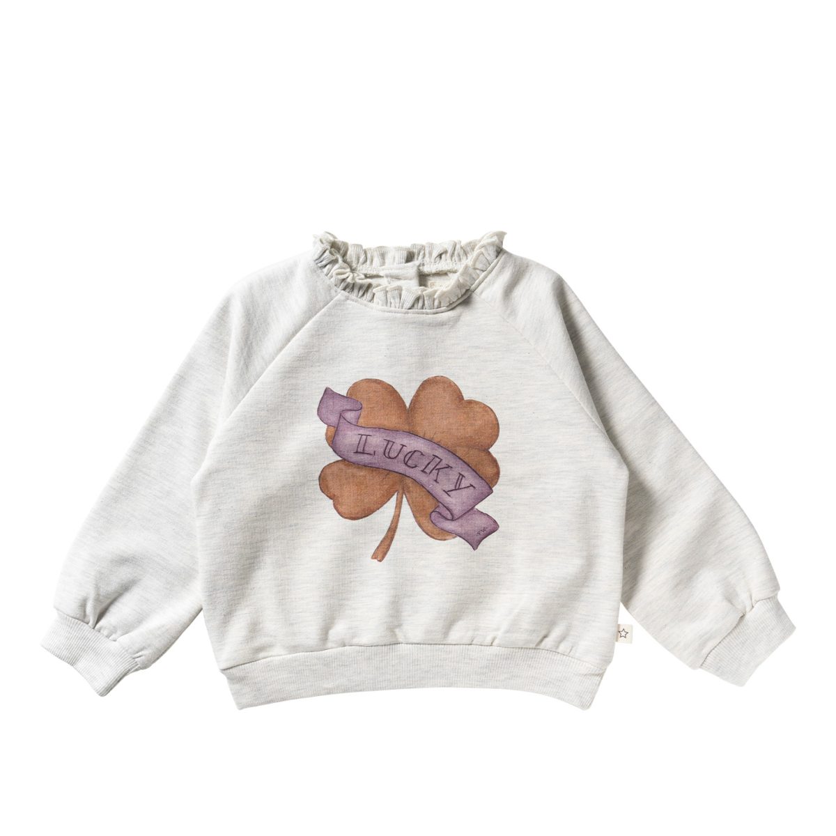Your Wishes - Melange | Ruffle Sweater