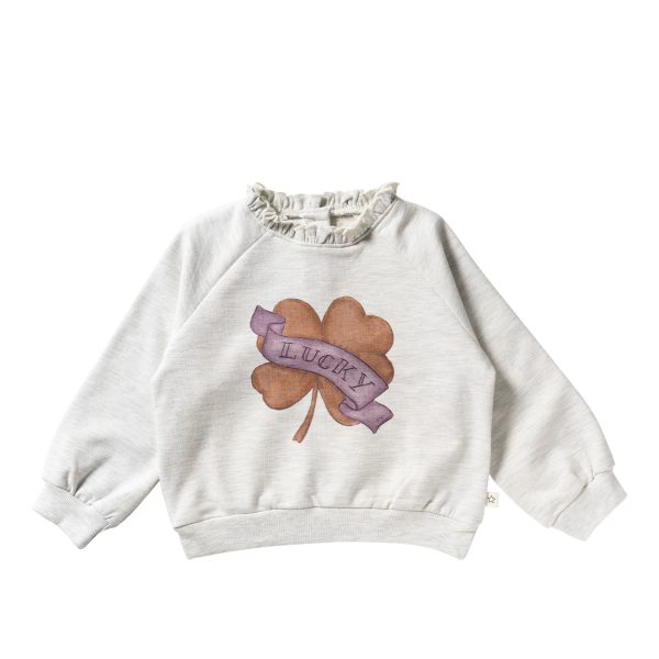 Your Wishes - Melange | Ruffle Sweater