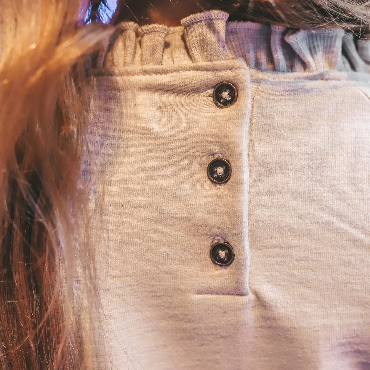 Your Wishes - Melange | Ruffle Sweater - Afbeelding 4