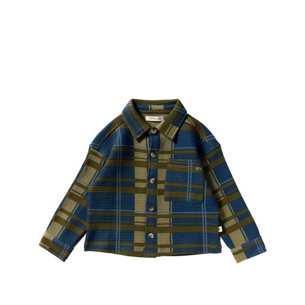 Your Wishes - Waffle Check | Relaxed Longsleeve