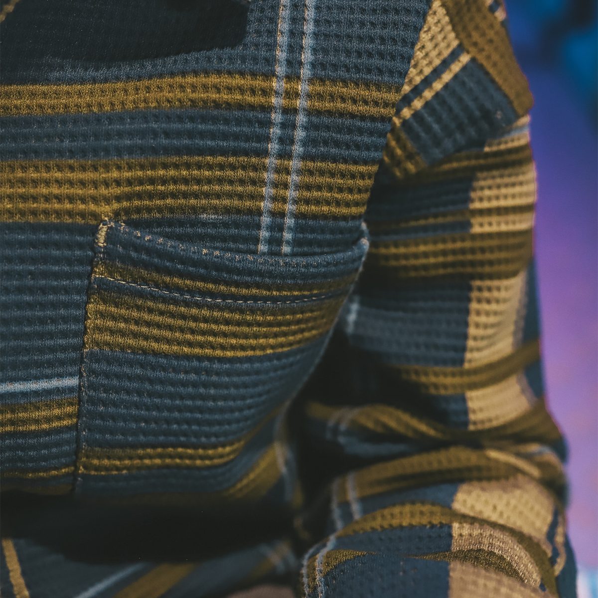 Your Wishes - Waffle Check | Relaxed Longsleeve - Afbeelding 4