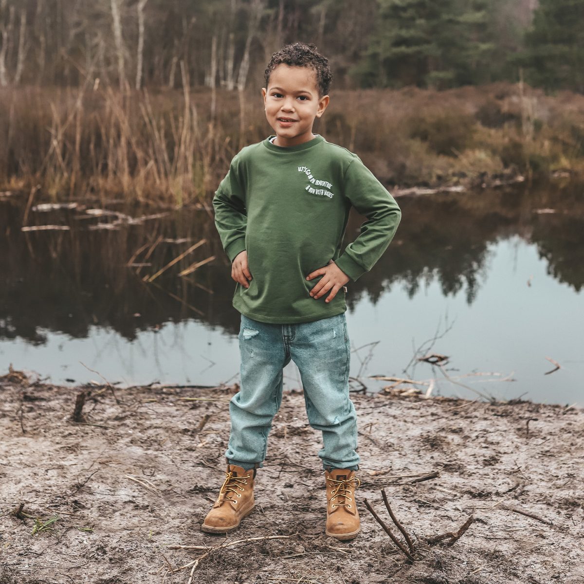 Your Wishes - How You Doin' | Oversized Cuffed Longsleeve - Afbeelding 4