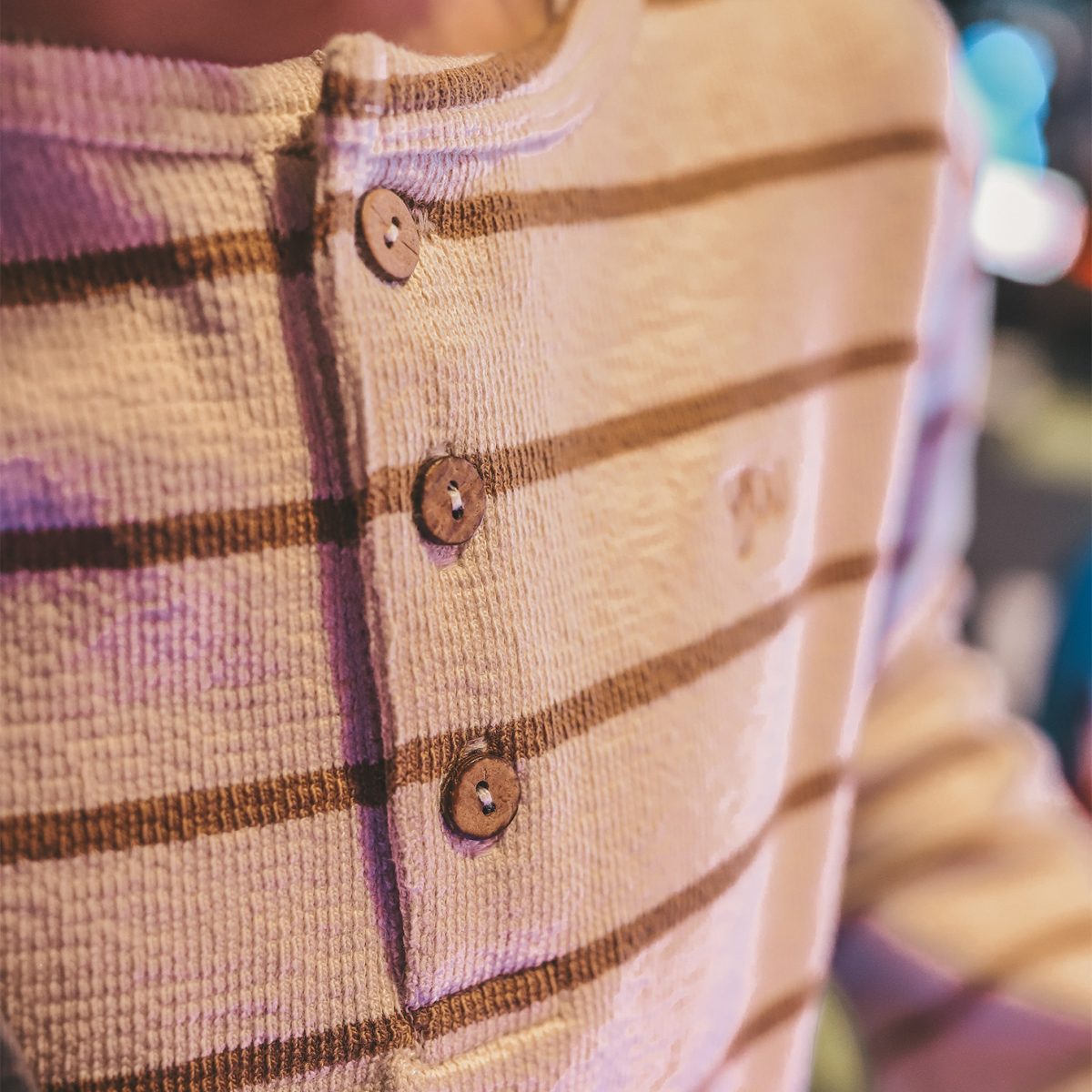 Your Wishes - Stripe Terry | Relaxed Granddad Longsleeve - Afbeelding 2