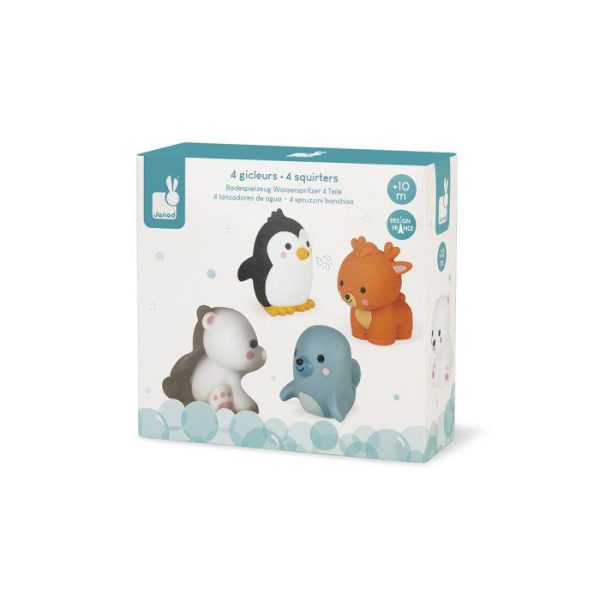 Janod - 4 badspeeltjes polardieren