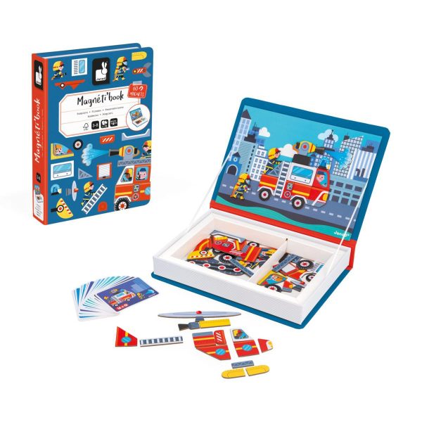 Janod - Magnetic'book Brandweer