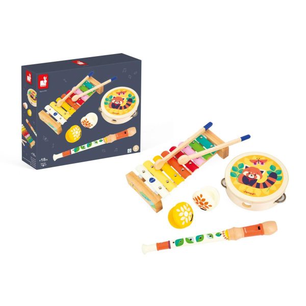 Janod - Set van 4 intstrumenten