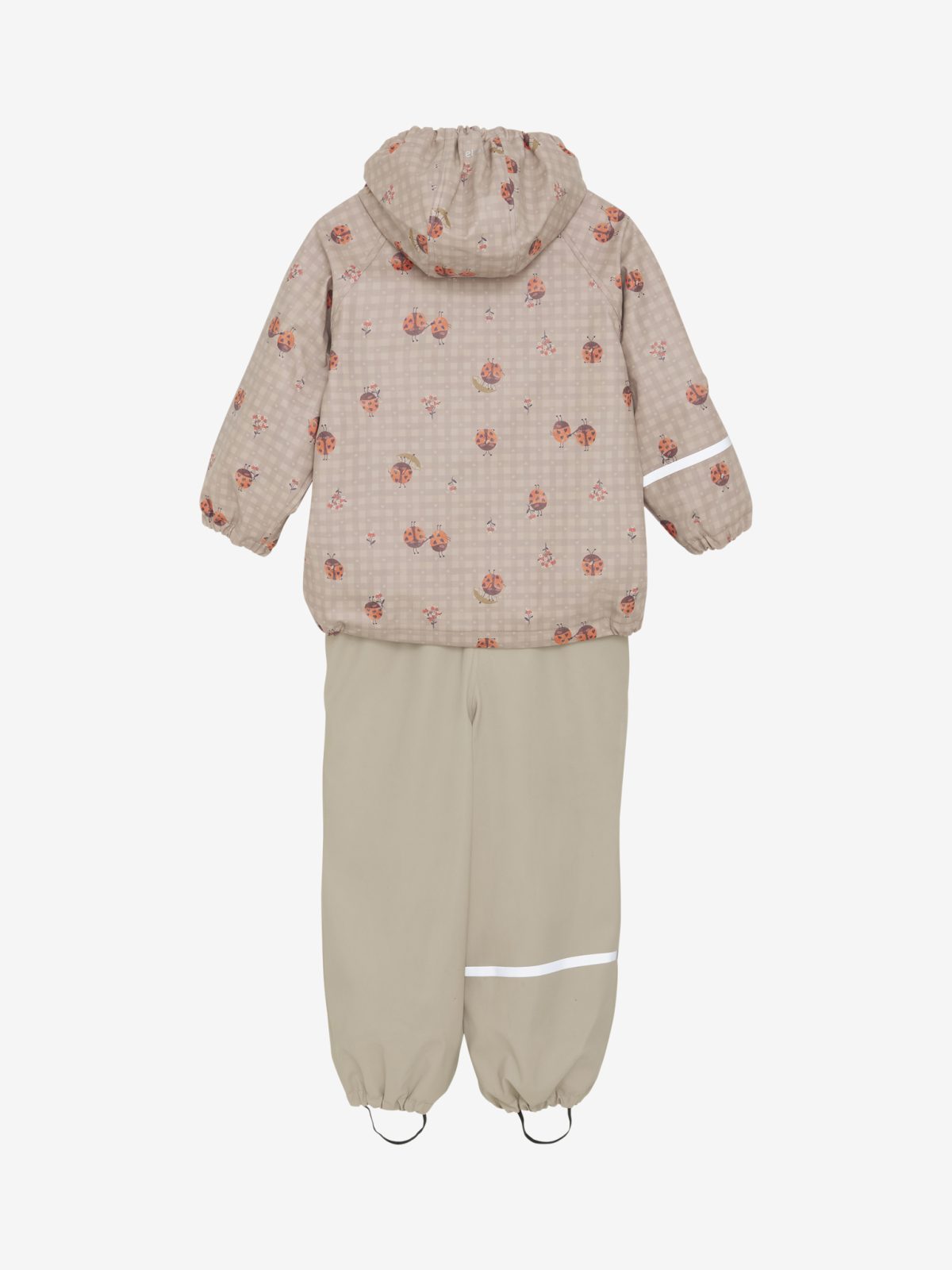 CeLaVi - Rainwear Set - AOP, w. fleece ladybug - Afbeelding 4