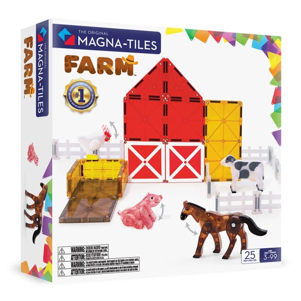 MAGNA-TILES® Farm Animals 25 piece