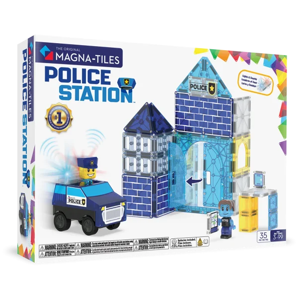 MAGNA-TILES - Police Station 35-Piece Set
