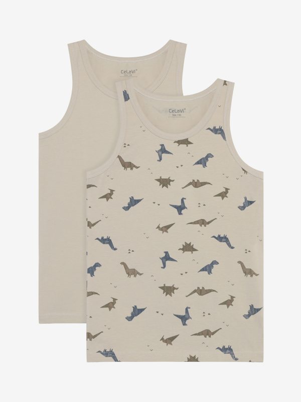 CeLaVi - Undershirt 2-pack Silver Lining