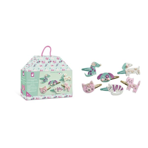 Janod - 6 haarclips om zelf te maken