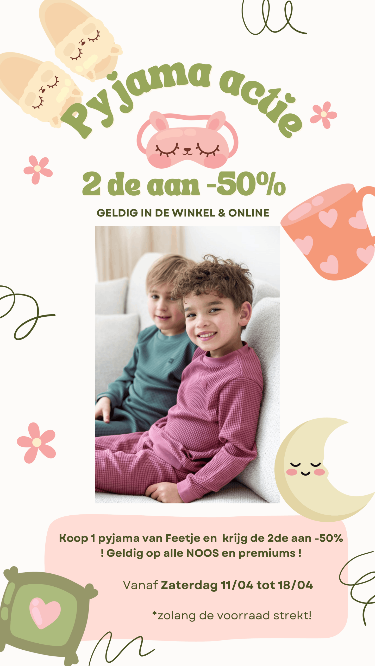 Pyjama actie